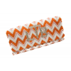 Orange and Pink Chevron